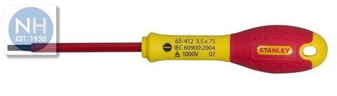 Stanley 0-65-412 FatMax Insultated Parallel Insulated Screwdriver 4x100mm - STA065412 
