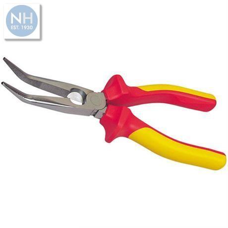 Stanley 0-84-006 VDE Long Nose Pliers 160mm - STA084006 