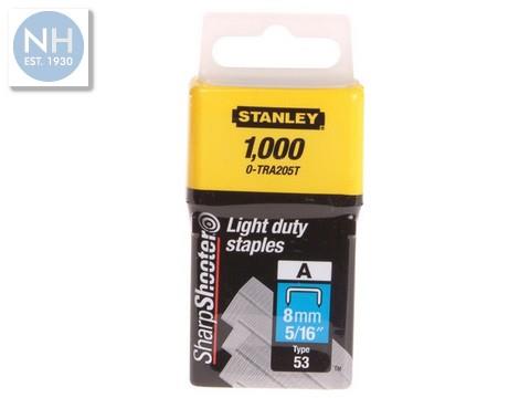Stanley 0-TRA205T Light Duty Staples 6mm - STA0TRA205T 