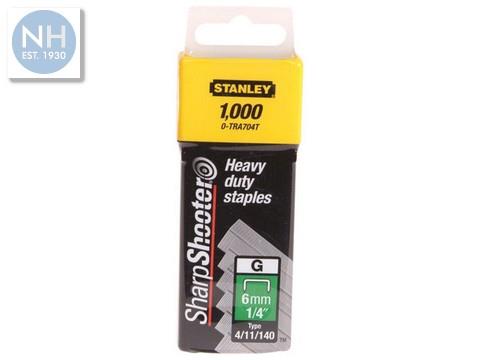 Stanley 0-TRA704T Heavy Duty Staples 6mm - STA0TRA704T 