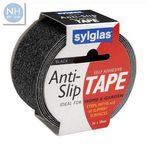 Sylglas Black Anti Slip Tape 50mm x 3m - SYLANTISLIPBLA 