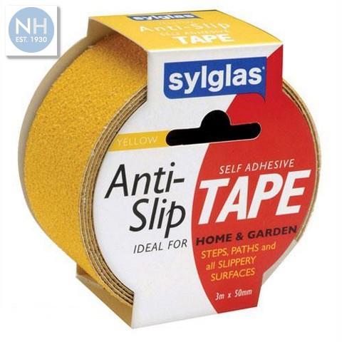 Sylglas Yellow Anti Slip Tape 50mm x 3m - SYLANTISLIPYEL 