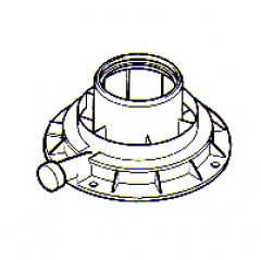 Main HE Flue Adaptor - 5111065 - DISCONTINUED