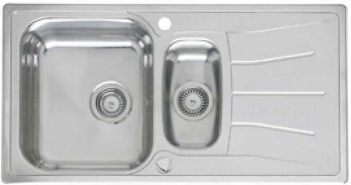 Reginox Diplomat 1.5 Eco Stainless Steel Sink (Reversibe) - RLE220S/DIPLOMAT 1,5 ECO