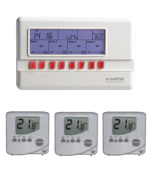 EPH Controls 4 Zone Wireless Programmer (PACK 4) - T47-RF & 3 x TRF - CWP4