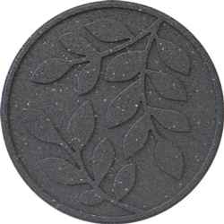 Primeur Reversible Stepping Stone - Leaves Grey - STX-100061 