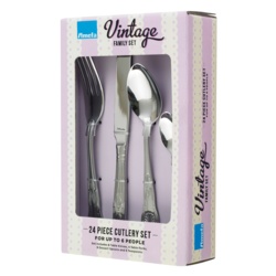 Amefa Vintage Cutlery Box - 24 Piece Kings - STX-100524 