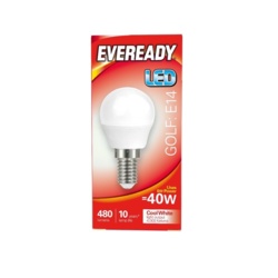 Eveready LED Golf - 40W 480lm E14 - STX-101028 