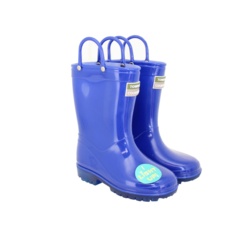 Town & Country Kids Light Up Wellies - Blue Size 7 - STX-101047 