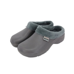 Town & Country Fleecy Cloggies Charcoal - 4 - STX-101062 