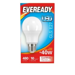 Eveready LED GLS - 40W 480lm E27 - STX-101071 