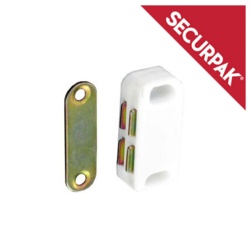 Securpak Magnetic Catch Pack 2 - 38mm White - STX-101382 