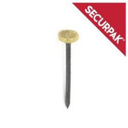 Securpak Brass Headed Picture Pins - Pack 10 - STX-101398 