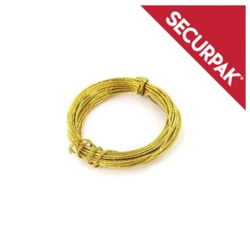 Securpak Brass Picture Wire - 3.5m - STX-101401 
