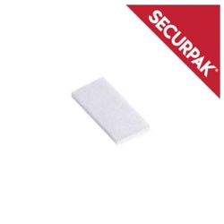 Securpak White Double Side Sticky Pads - 12x25 Pack 40 - STX-101502 