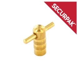 Securpak Brass Radiator Key - Pack 2 - STX-101505 