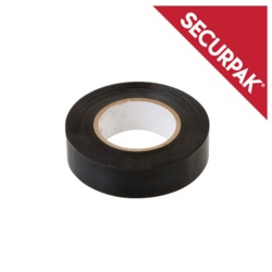 Securpak 5m PVC Tape - Black - STX-101693 