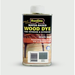 Rustins Quick Dry Wood Dye 250ml - Grey - STX-101781 