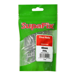 SupaFix Clout Nails - 40mm x 2.65mm x 250g - Galvanised - STX-101826 
