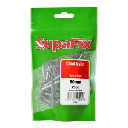 SupaFix Clout Nails - 50mm x 3.35mm x 250g - Galvanised - STX-101849 