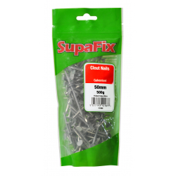 SupaFix Clout Nails - 50mm x 3.35mm x 500g - Galvanised - STX-101855 