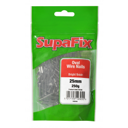 SupaFix Oval Wire Nails - 25mm x 250g - STX-102245 