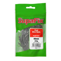 SupaFix Oval Wire Nails - 40mm x 250g - STX-102268 