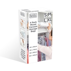 Black & Decker Vacuum Storage Bags - Combo 4 Pack - STX-102322 