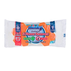 Minky Anti-Bac Antigrease Scourers - Flower Pack 2 - STX-102407 