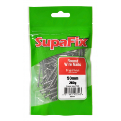 SupaFix Round Wire Nails - 50mm x 250g - STX-102426 
