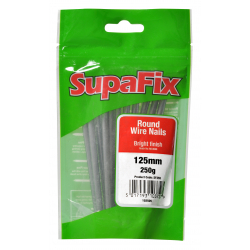 SupaFix Round Wire Nails - 125mm x 250g - STX-102505 