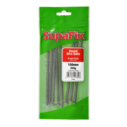 SupaFix Round Wire Nails - 150mm x 250g - STX-102528 