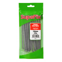SupaFix Round Wire Nails - 150mm x 500g - STX-102534 