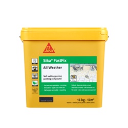 Sika Fastfix All Weather Jointing Compound - Charcoal 15kg - STX-102580 