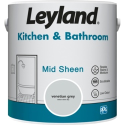 Leyland Kitchen & Bathroom Mid Sheen 2.5L - Venetian Grey - STX-102771 