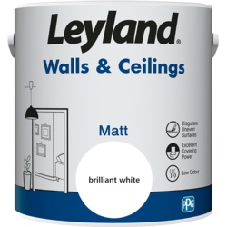 Leyland Walls & Ceilings Matt 2.5L - Brilliant White - STX-102789 