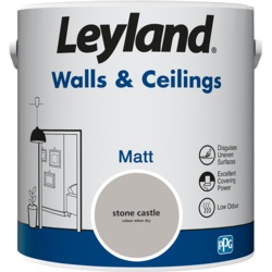 Leyland Walls & Ceilings Matt 2.5L - Stone Castle - STX-102802 