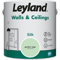 Leyland Walls & Ceilings Silk 2.5L - Garden Sage - STX-102907 