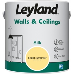 Leyland Walls & Ceilings Silk 2.5L - Bright Sunflower - STX-102916 