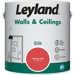 Leyland Walls & Ceilings Silk 2.5L - Racing Red - STX-102917 