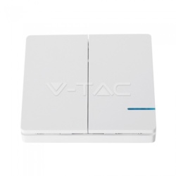 V-Tac 2gang Way Sensor Switch IP54 - STX-103695 