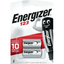 Energizer Lithium CR123 Battery - Card 2 - STX-103881 