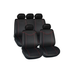 Streetwize Alabama Seat Cover Set - Red 11 Piece - STX-104531 