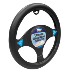 Streetwize Steering Wheel Glove - Black & White - STX-104540 