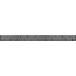 Primeur Ultra Curve Border Bricks - 15cm Grey - STX-104554 