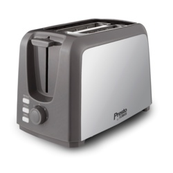 Tower Presto 2 Slice Toaster - Polished Stainless Steel - STX-104643 