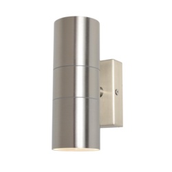 Zinc Leto Up Down Wall Light - Stainless Steel - STX-104748 