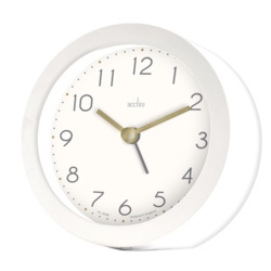 Acctim Mila Alarm Clock - White Cliffs - STX-104812 