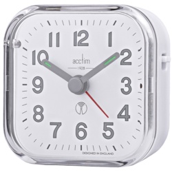 Acctim Fordham Alarm Clock - White - STX-104816 