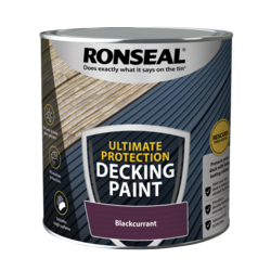 Ronseal Ultimate Protection Decking Paint 2.5L - Blackcurrant - STX-104897 